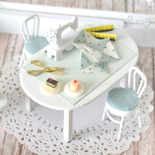 Miniature sewing space