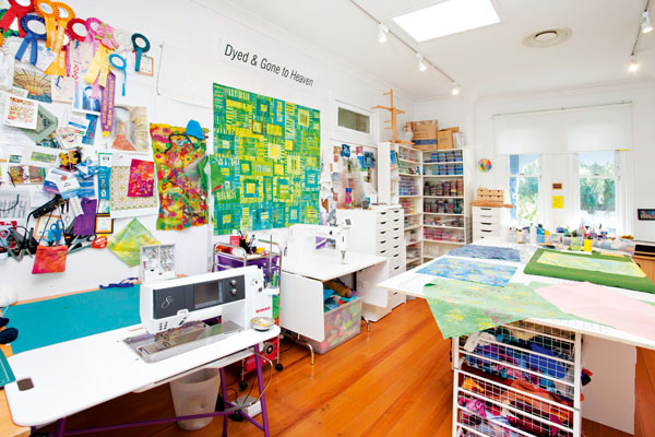 Textile Studio In Lisa's Home
