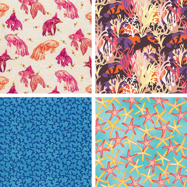 Pattern & Palette Play: Ocean Fabrics