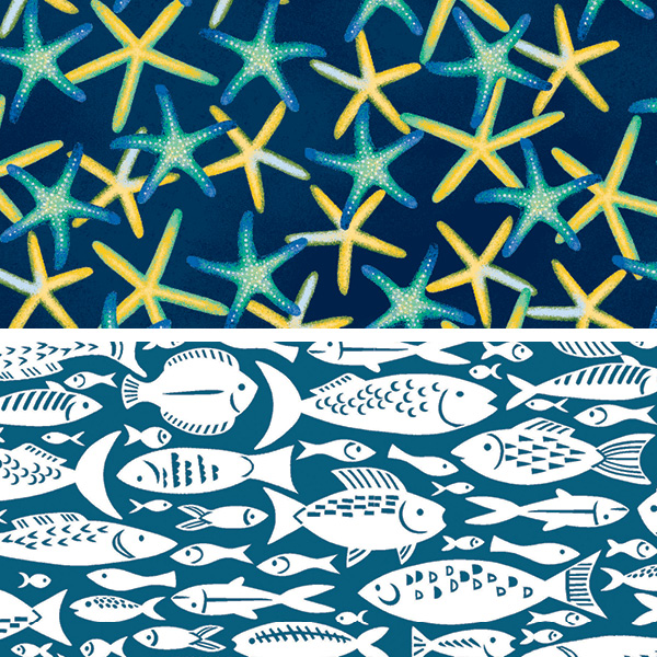 Pattern & Palette Play Ocean Fabrics