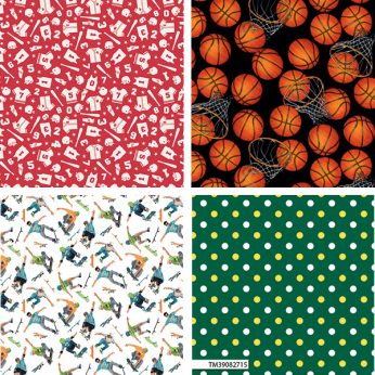 Pattern & Palette Play - Sports Fabrics