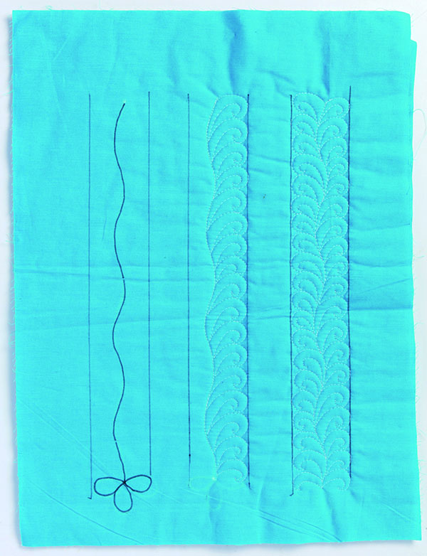 Quilting Advice from Deborah Louie: Hook Feathers