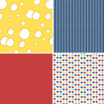 Primary Colour Fabrics 17-20